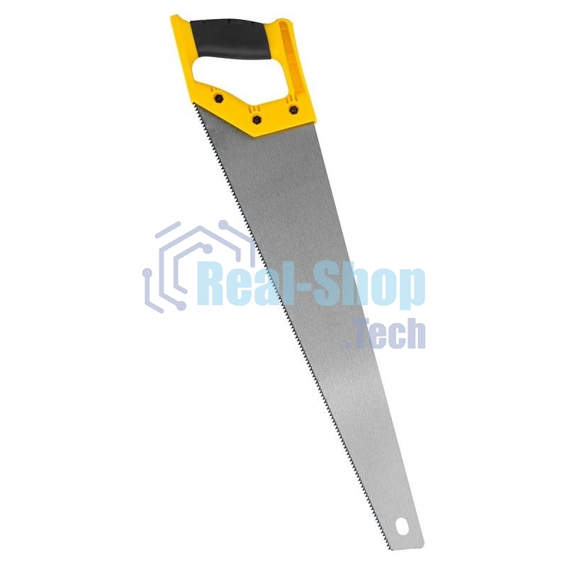 Ножовка по дереву Deli DL6850 500мм Материал: 65Mn. Термообработанная поверхность. Зубья пилы: 7 TPI. Шлифовка зубов с 2-х сторон. Литая ручка из двухкомпонентного противоударного пластика.