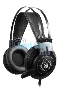 Гарнитура проводная с микрофоном A4 Bloody J437 черный 1.8м мониторные USB оголовье (J437)