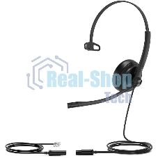Гарнитура Yealink YHS34 Mono чёрный, проводная