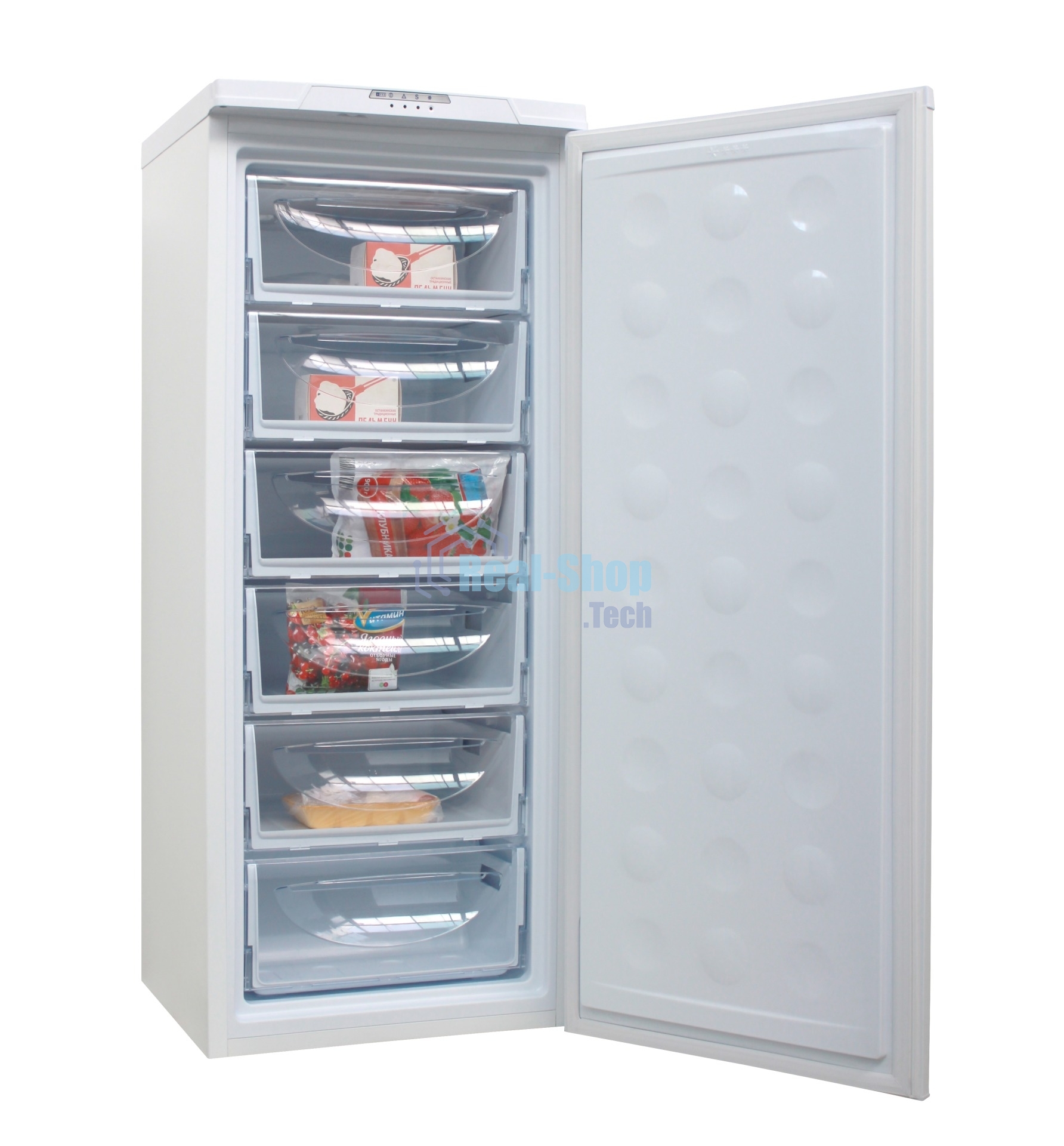 Морозильная камера DON R-106 B, белый, 220л, 6 ящиков