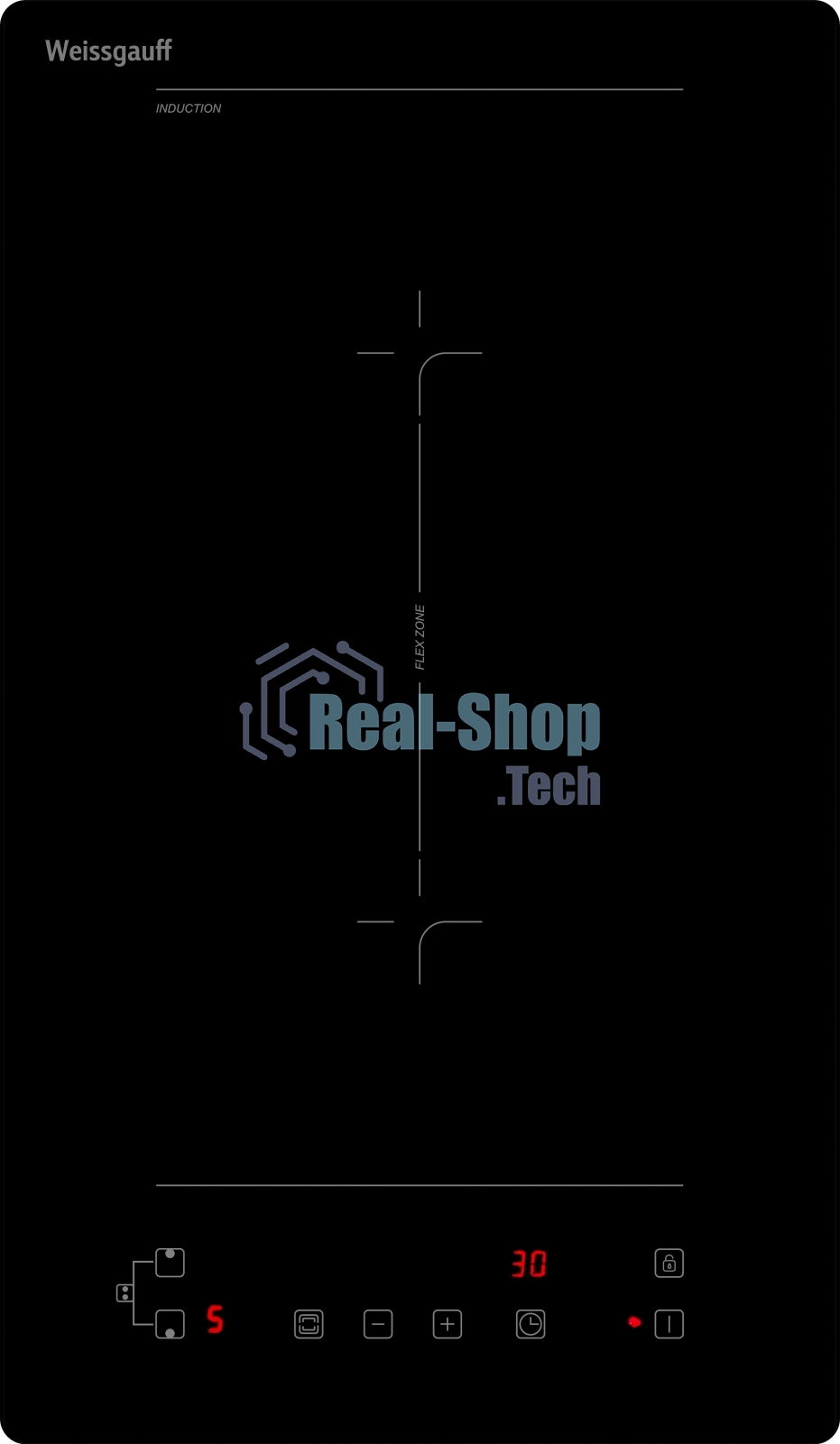 Индукционная варочная панель стеклокерамическая Weissgauff HI 32 BFZC