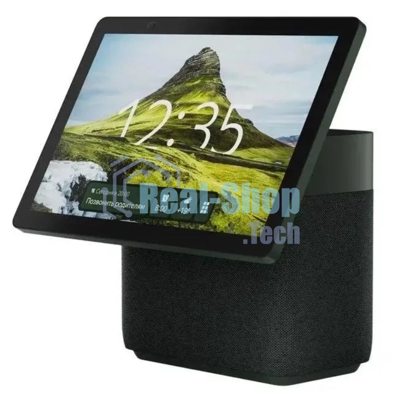 Умная колонка Яндекс Станция Дуо Макс, Zigbee, с дисплеем, 60Вт, с голосовым ассистентом Алиса на YaGPT, зеленый