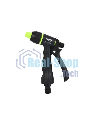 Пистолет-распылитель поливочный Deli DL8757 3 режима распыления, диаметр шланга 3/4