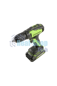 Дрель-шуруповерт аккумуляторная GREENWORKS 3704007UA, Аккумуляторная, 24В