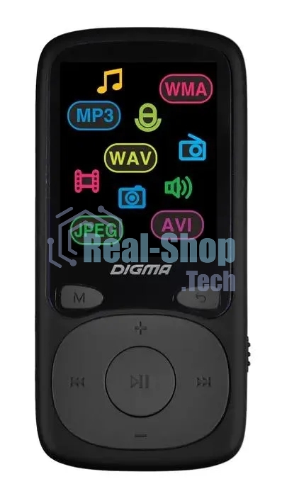 Плеер Hi-Fi Flash Digma B4 8Gb черный/1.8