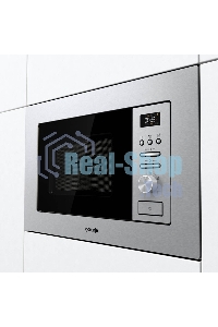Микроволновая печь встраиваемая Gorenje BM201AG1X нержавеющая сталь, 20 л, 800 Вт, переключатели - поворотный механизм/кнопки