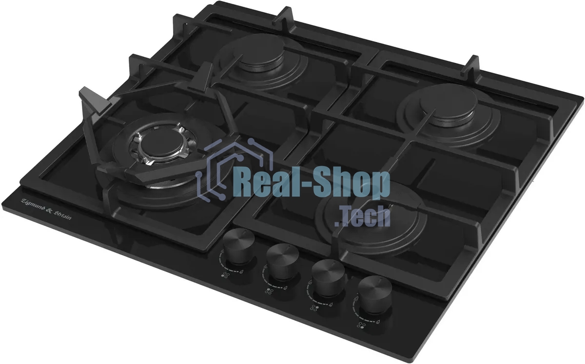 Газовая варочная панель Zigmund & Shtain M 26.6 B независимая, черный