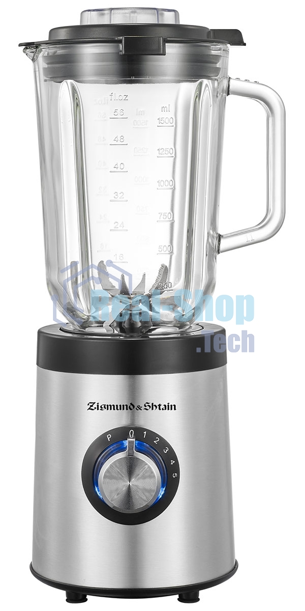 Блендер стационарный Zigmund & Shtain BS-481 D 1200 Вт, металлик