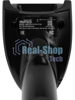 Сканер штрих-кода ручной Mertech 2210 P2D 1D/2D, имидж, проводной, 100 скан/сек, USB-HID; USB-COM - эмуляция, черный