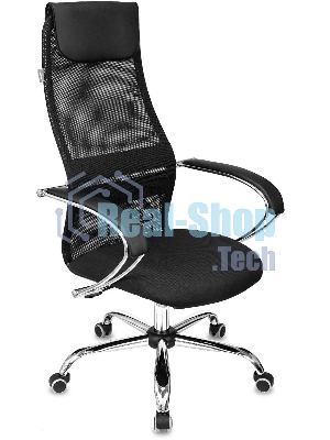 Кресло Бюрократ CH-607SL TW-01 Neo Black черный, сетка, подголовник