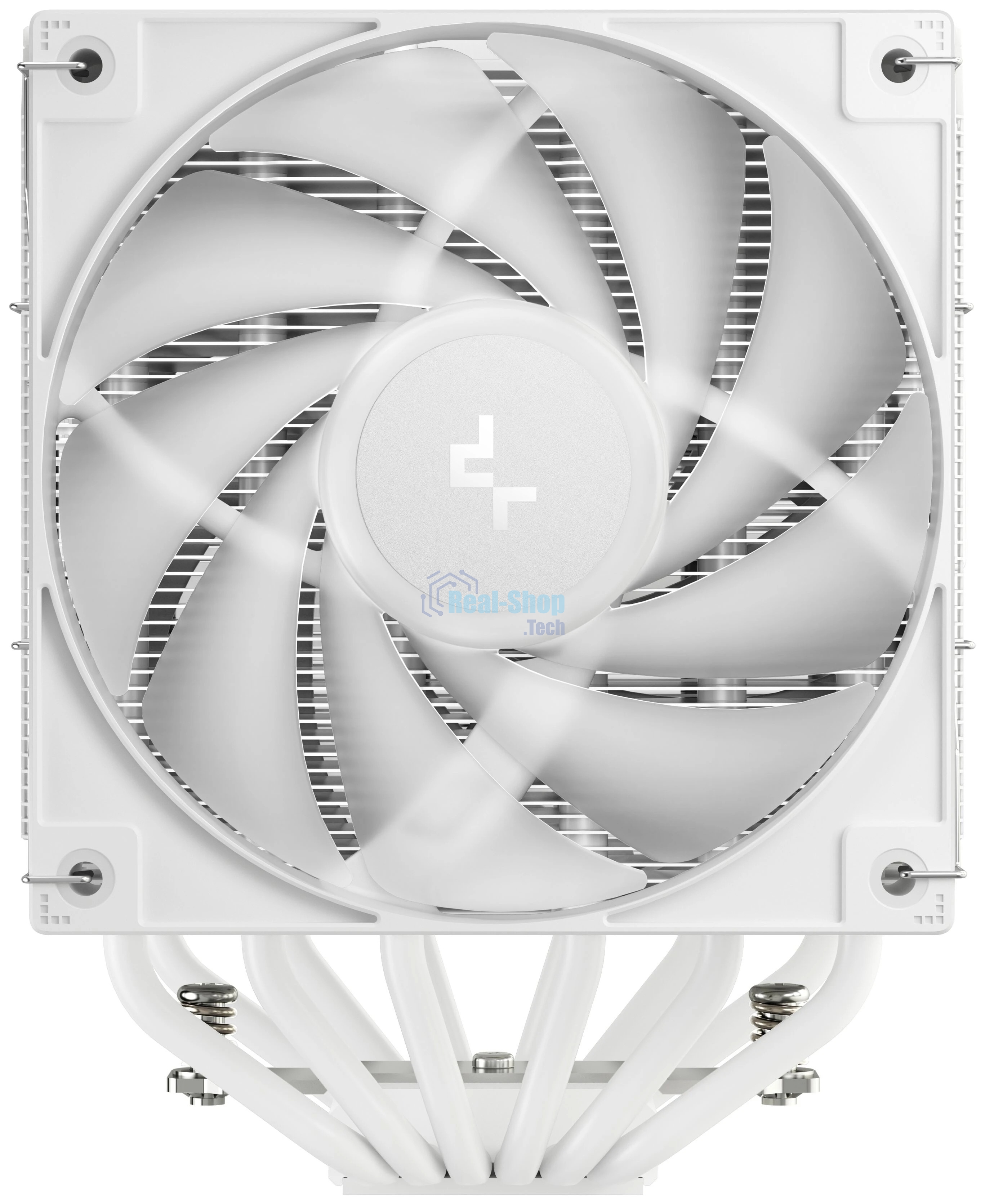 Кулер для процессора DEEPCOOL AG620 WH ARGb V2 LGA20XX/1700/1200/115X/AM5/AM4 (9шт/кор, TDP 260W, PWM, ARGb DUAL Fan 120мм, 6 тепл. трубок, белый) RET
