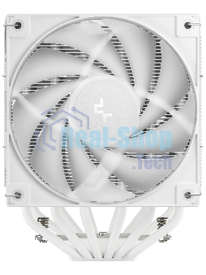 Кулер для процессора DEEPCOOL AG620 WH ARGb V2 LGA20XX/1700/1200/115X/AM5/AM4 (9шт/кор, TDP 260W, PWM, ARGb DUAL Fan 120мм, 6 тепл. трубок, белый) RET
