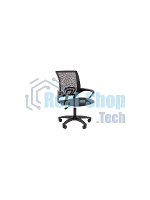 Кресло Chairman 696LT N TW-01 черный, ткань, 120 кг, механизм качания