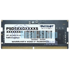 Оперативная память Patriot Signature, DDR5, 8GB (1x8 GB), 5600 MHz, CL46, SO-DIMM