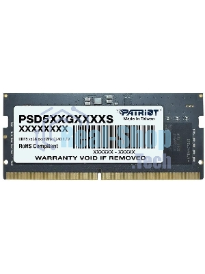 Оперативная память Patriot Signature, DDR5, 8GB (1x8 GB), 5600 MHz, CL46, SO-DIMM