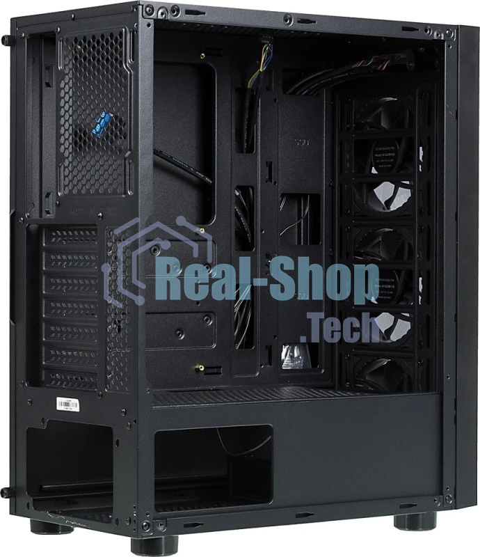 Компьютерный корпус Aerocool/Formula F-3401 (V1) черный без БП ATX 3x120мм 2xUSB 2.0 1xUSB 3.0 audio bott PSU