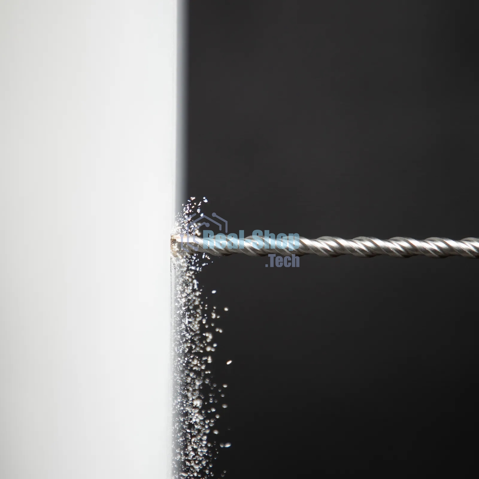 Бур по бетону Denzel двойная спираль, Cobalt W-tip, 10x210 мм, SDS PLUS