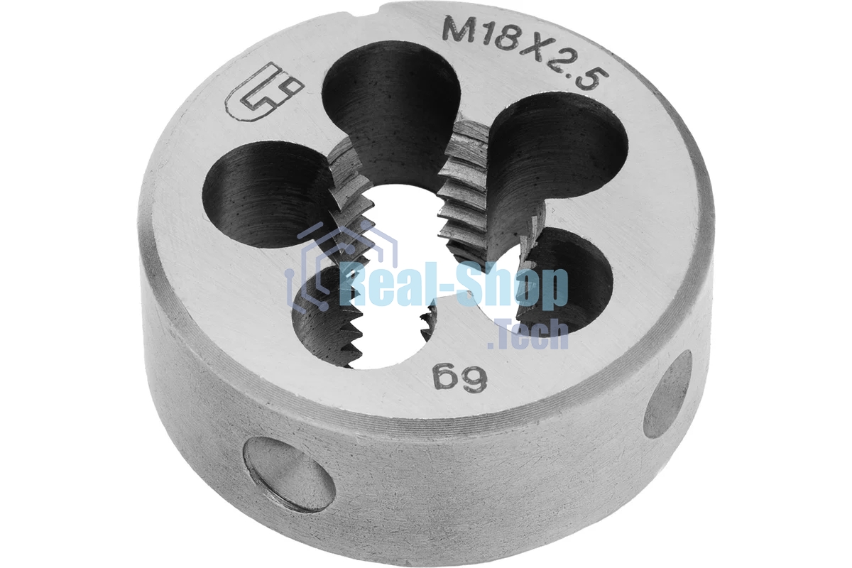 Плашка Сибртех М18x2,5 мм