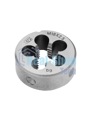 Плашка Сибртех М18x2,5 мм