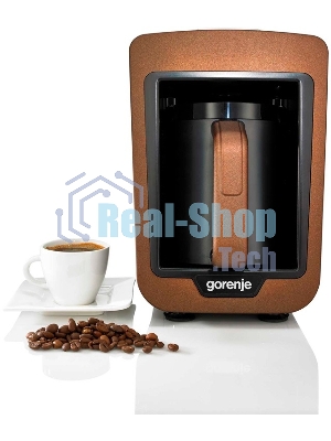 Кофеварка Gorenje ATCM730T медный/черный, исп. кофе - молотый, 0.27 л, 730 Вт.