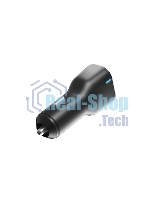 Автомобильное зарядное устройство OLMIO Type-C + USB, 20W, PowerDelivery, QuickCharge3.0, черное