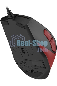 Мышь проводная A4Tech Fstyler FM45S Air красный/черный, 2400 dpi, USB, кнопки - 7