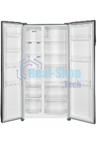 Холодильник Kraft KF-MS4801XI серый двухкамерный, 316/164 л, морозилка сбоку, No Frost, Side-by-Side