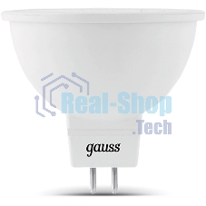 Лампа светодиодная Gauss 101505209 9Вт цок.: GU5.3 рефлек. 150B св. свеч. бел. нейт. MR16 (упак.: 10 шт)