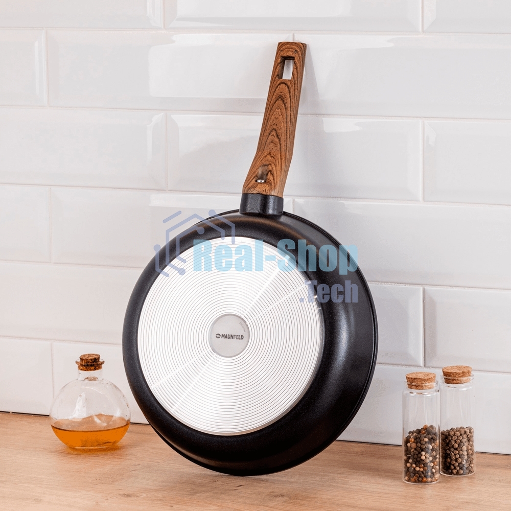 Сковорода Maunfeld ALVA MF28LV01FP из литого алюминия, 28 см