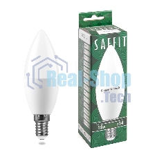 Лампа светодиодная SAFFIT SBC3715 LED 15Вт Е14 теплый матовая свеча