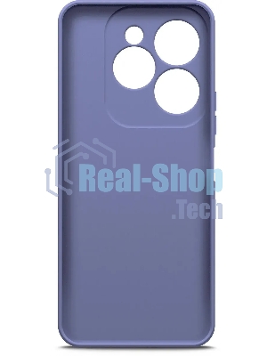 Чехол (клип-кейс) BoraSCO для Infinix Hot 40i/Smart 8/8 Plus/8 Pro Silicone Case лавандовый