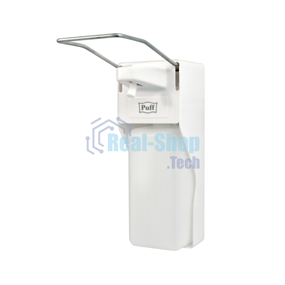 Локтевой дозатор для жидкого мыла и дез. растворов, 1000 мл Puff-8197 пластиковый