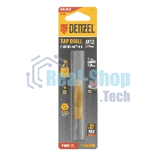 Сверло-метчик Denzel М12 х 1,75 мм, Р6М5