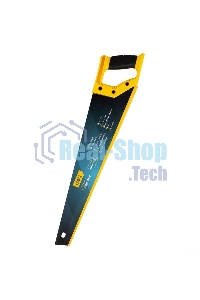 Ножовка по дереву Deli DL6850 500мм Материал: 65Mn. Термообработанная поверхность. Зубья пилы: 7 TPI. Шлифовка зубов с 2-х сторон. Литая ручка из двухкомпонентного противоударного пластика.