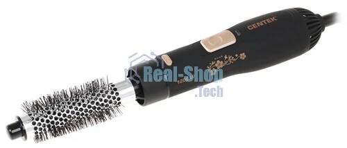 Фен-щётка Centek CT-2059 черный/золотистый, 1200 Вт, 25 мм