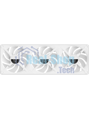Вентилятор для корпуса Ocypus Sigma F36 WH ARGB, 3x120x120x25mm, 4-PIN PWM, 500-2200 RPM, 36 DBA MAX, FLUID DYNAMIC BEARING