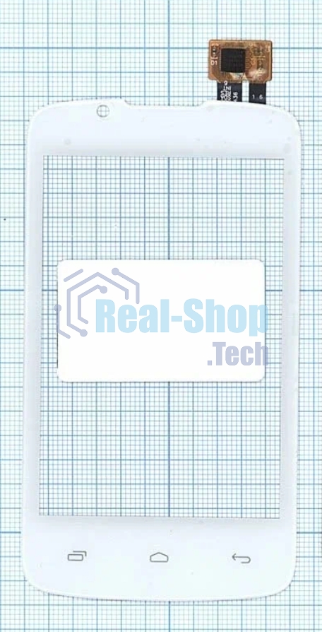Сенсорное стекло (тачскрин) для Fly IQ436 Era Nano 3, белое