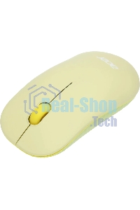 Мышь беспроводная Acer OMR205 зеленый/желтый, 1200 dpi, радиоканал, USB, кнопки - 3