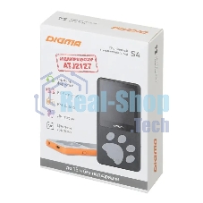 Плеер Hi-Fi Flash Digma S4 8Gb белый/оранжевый/1.8