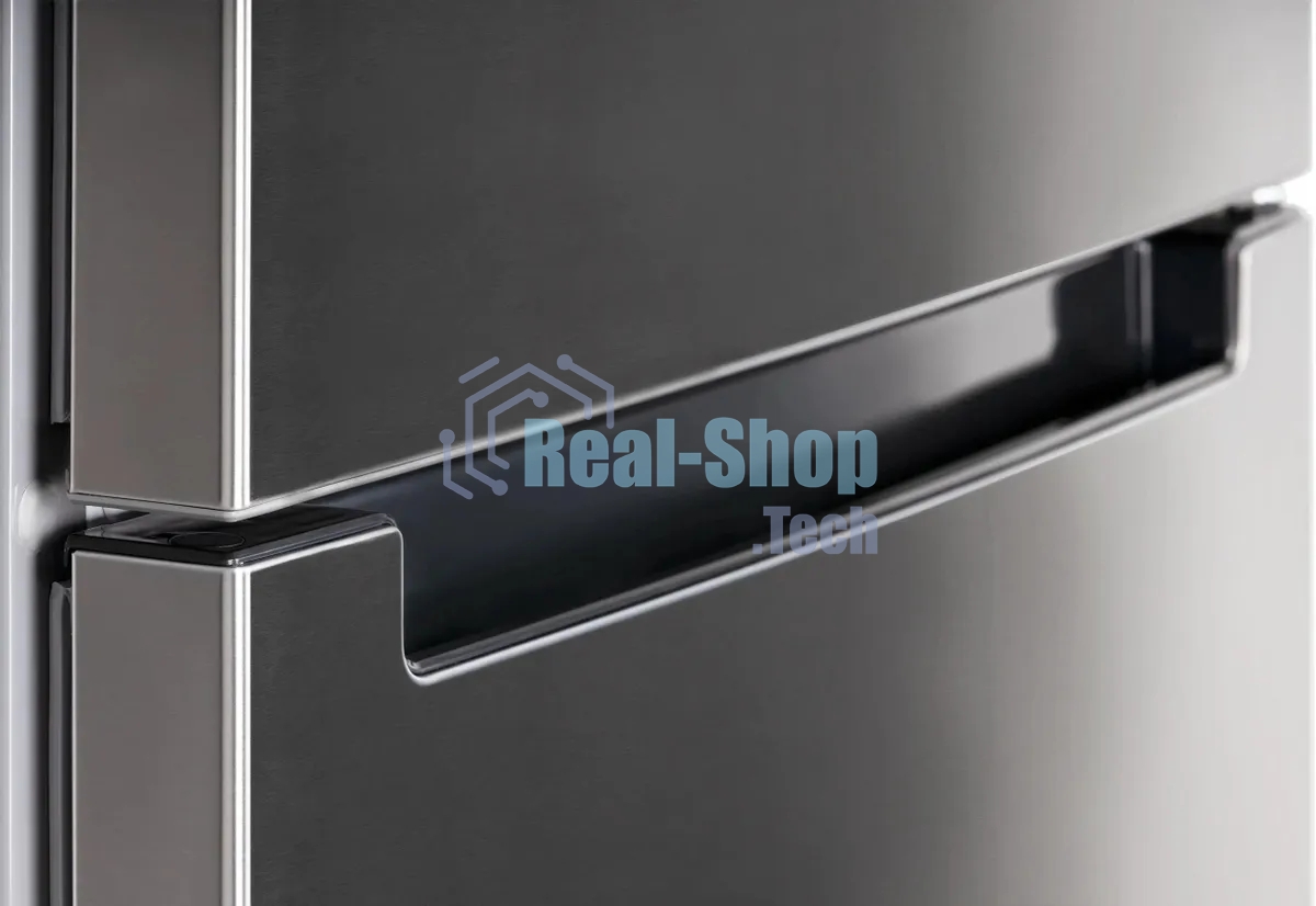 Холодильник Nordfrost NRB 162NF X нержавеющая сталь двухкамерный 205/105 л морозилка снизу