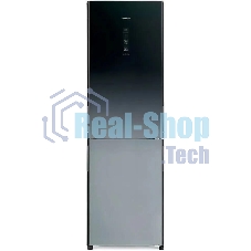 Холодильник Hitachi R-BG410PUC6X XGR серый двухкамерный 215/105л морозилка снизу, No Frost
