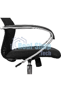 Кресло руководителя Бюрократ CH-607SL TW-01 Neo Black черный, сетка/ткань с подголов. на колес. металл хром