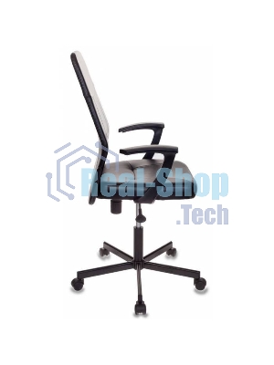 Кресло Бюрократ CH-605/BLACK черный, экокожа, 120 кг, механизм качания