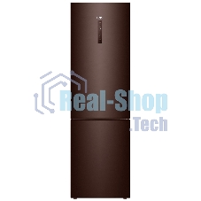 Холодильник Haier C4F740CLBGU1 коричневый двухкамерный 286/115л морозилка снизу, No Frost