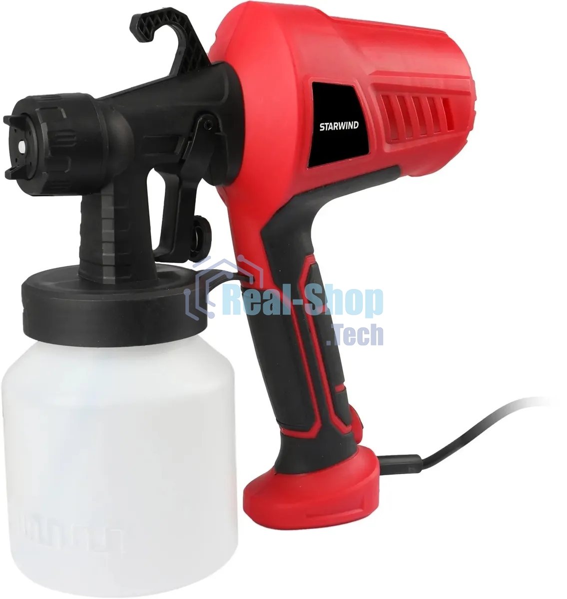 Краскопульт электрический Starwind SG450 400Вт бак:800мл 650мл/мин