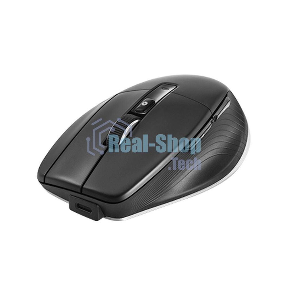 Мышь беспроводная/проводная 3Dconnexion CadMouse Pro Wireless, RTL, Right hand (341450) (3DX-700116) черный, 7200 dpi, радиоканал, Bluetooth, USB, кнопки - 7