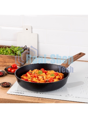 Сковорода Maunfeld ALVA MF28LV01FP из литого алюминия, 28 см