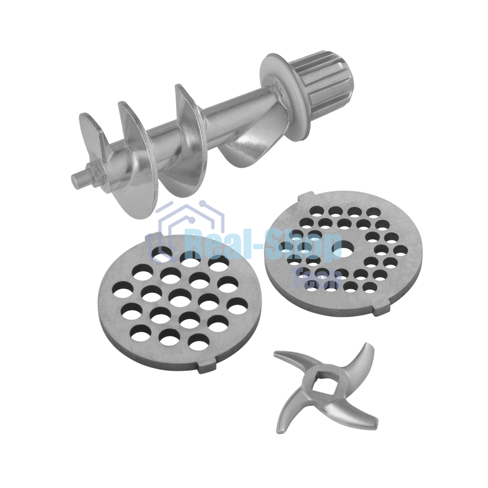 Мясорубка электрическая Maunfeld MF-221SS нержавеющая сталь, 1800 Вт