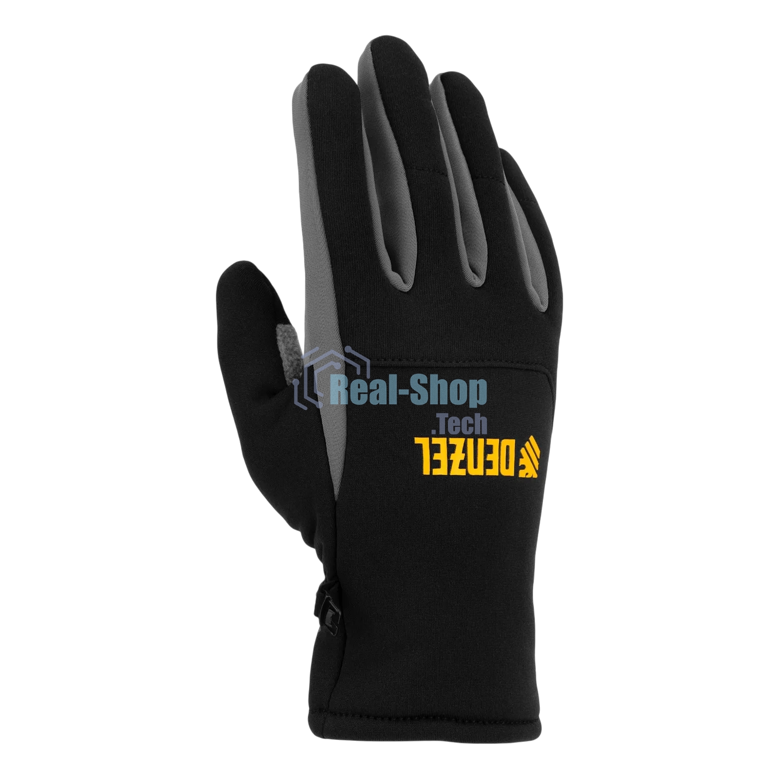 Перчатки универсальные Denzel 68087 искусственный мех, работа с сенсорным экраном, размер 9