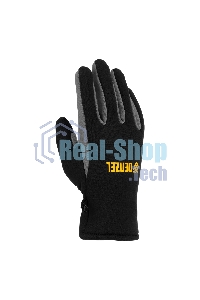 Перчатки универсальные Denzel 68087 искусственный мех, работа с сенсорным экраном, размер 9